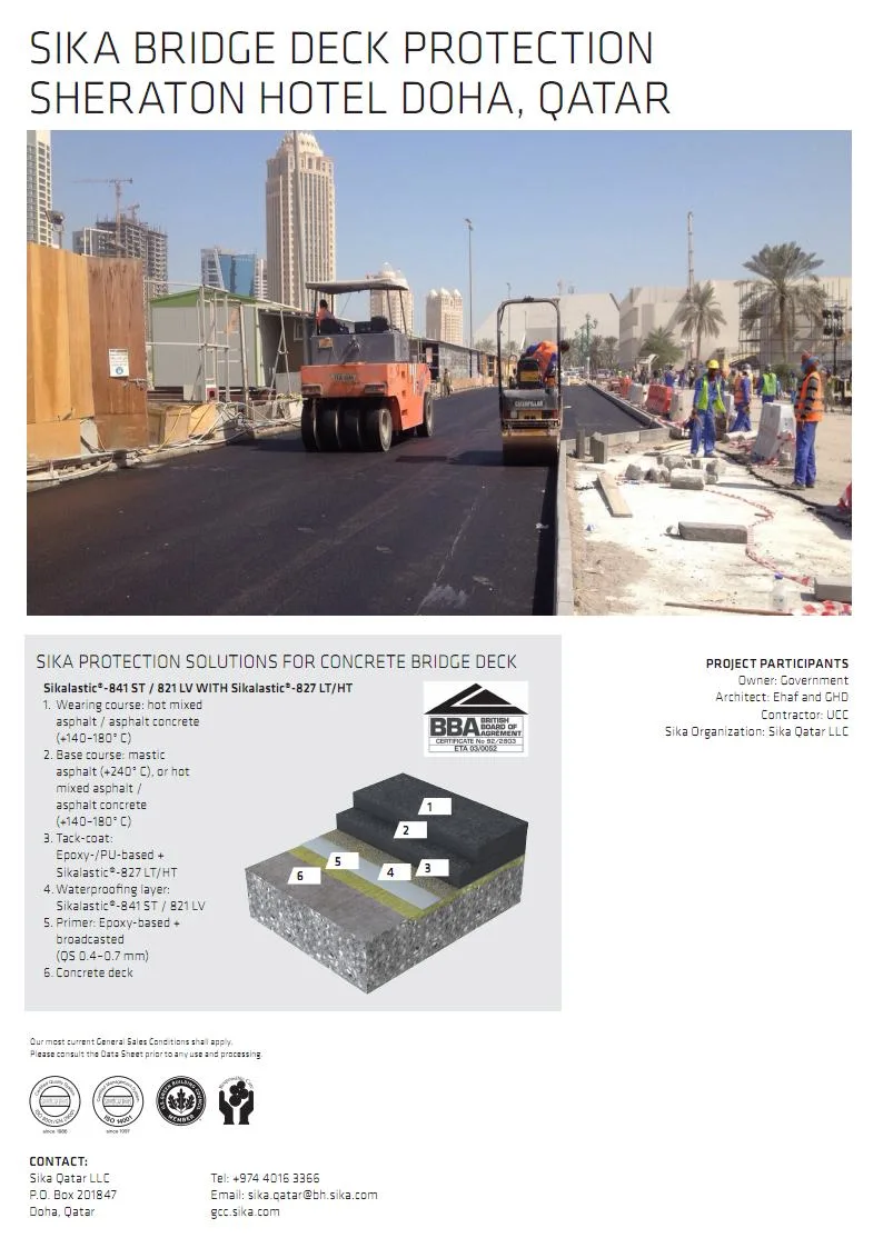 Bridge Deck Protection for Sheraton Hotel Doha — preserved image 3 of 3