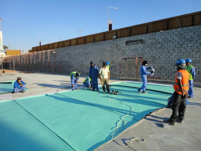 Basement Waterproofing for Turkish Hospital, Doha, Qatar — preserved image 1 of 12