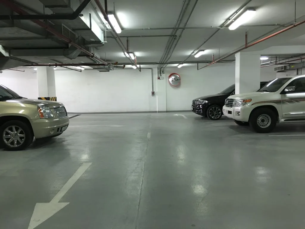 Car Park Epoxy Floor Painting Works at Qatar Development Bank Building A — preserved image 1 of 3