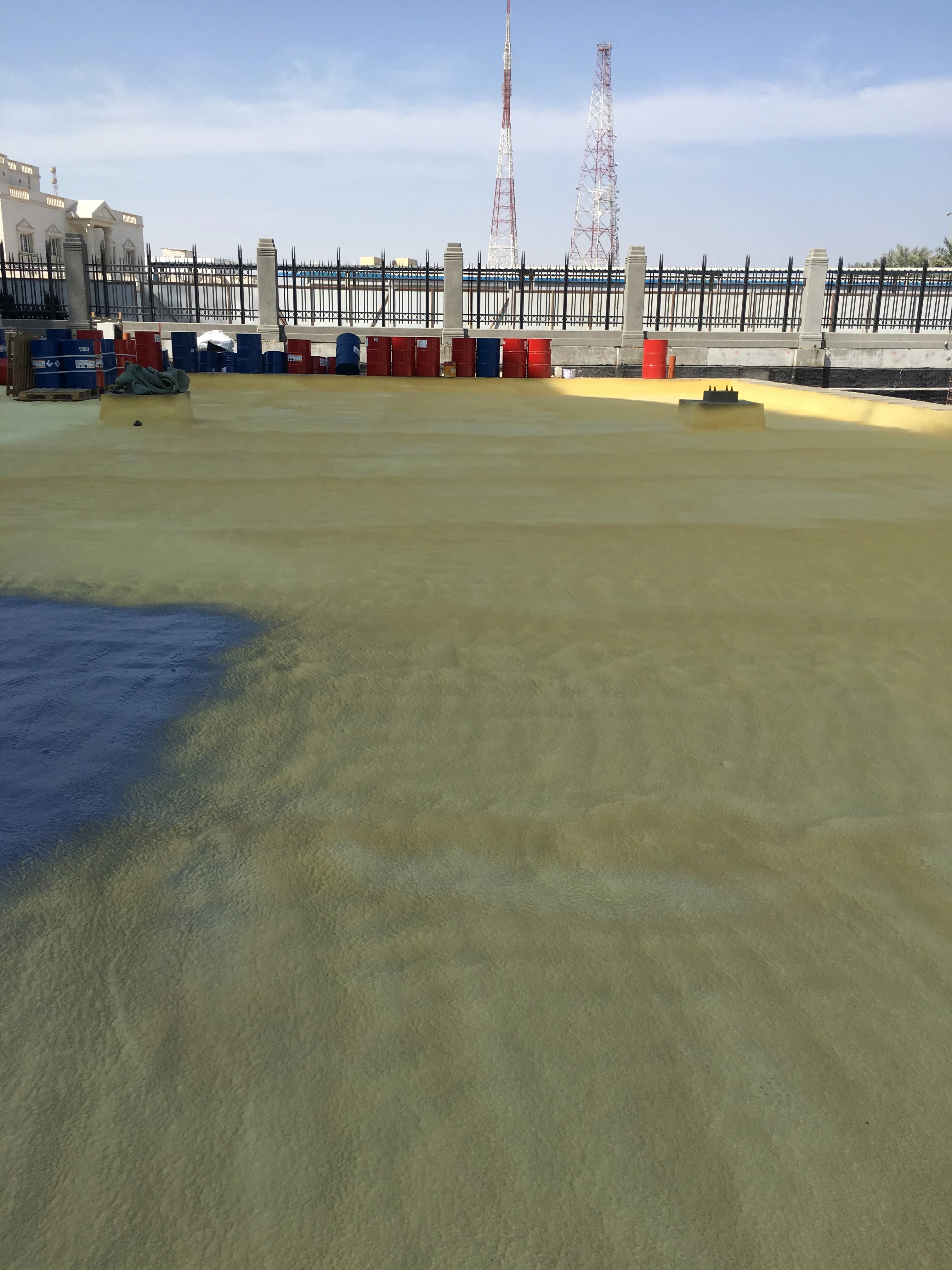 Application of Polyurea for Ministry of Interior Headquarters Building — preserved image 1 of 3