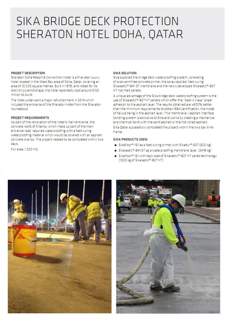 Bridge Deck Protection for Sheraton Hotel Doha — preserved image 2 of 3